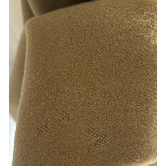 Lands End USA‎ Camel Long Wool button up winter Coat womens size 16W F12 - Picture 3 of 6